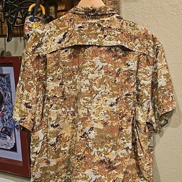 Awesome DUCK CAMP XXXL premium wing shootinh camo nylon shirt sleeve shirt EUC - Picture 7 of 9